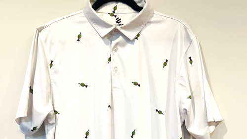 Golfoholics Tee & Olive Performance Polo