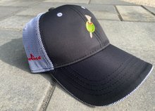 Load image into Gallery viewer, Golfoholics Black Mesh Performance Cap
